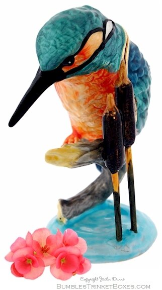 Kingfisher With Cattails
