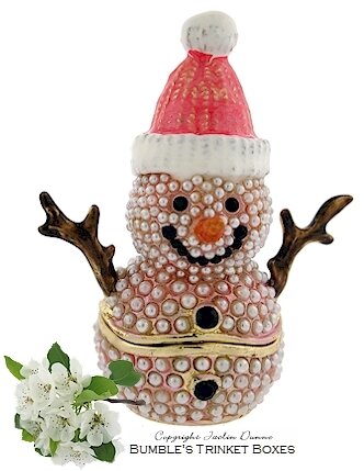 A Thumb-Size Baby Snowman- Pink