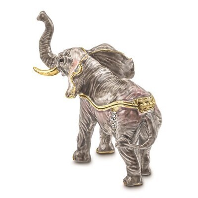 Bejeweled MORRISON Elephant Trinket
Box