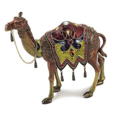 Bejeweled ALI Prince of the Desert Large Camel Trinket Box - Special Order, Not Returnable