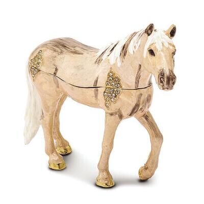 Bejeweled WILD 'N FREE Pony Trinket Box