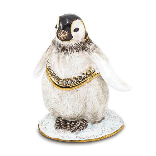 Bejeweled PEEPS Baby Penguin Trinket Box
