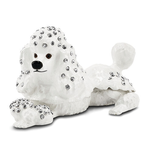Bejeweled GIGI Glamorous Poodle Trinket Box