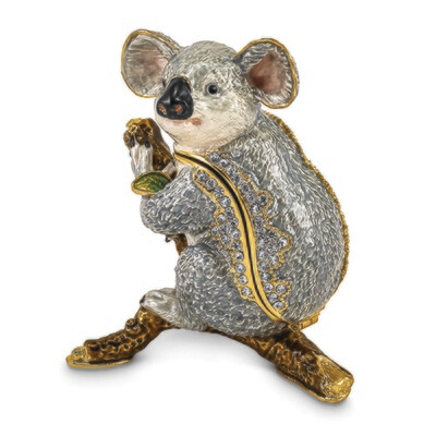 Bejeweled KYLE Koala Trinket Box