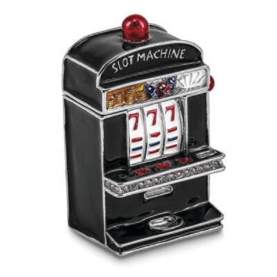 Bejeweled LUCKY 7 Slot Machine Trinket Box