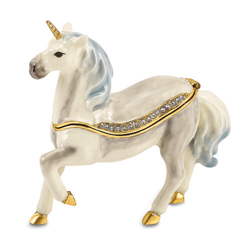 Bejeweled SUNNY Enchanted Unicorn Trinket Box