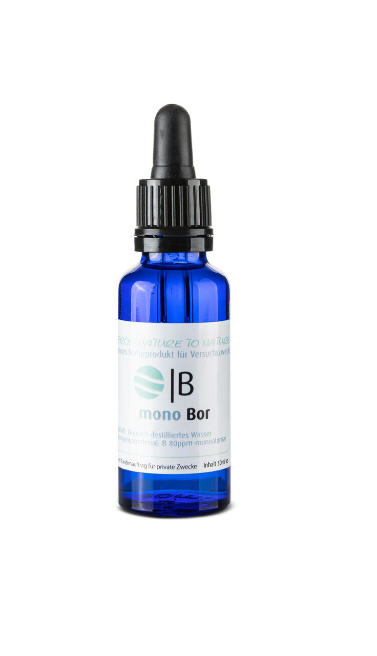 Monoatomares Bor 80ppm (Protonenresonanzverfahren)