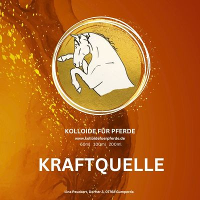 Kraftquelle - kolloidale Lösung für Pferde