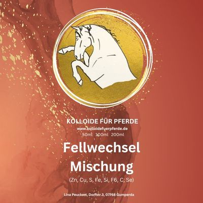 Fellwechsel Mineral - kolloidale Lösung