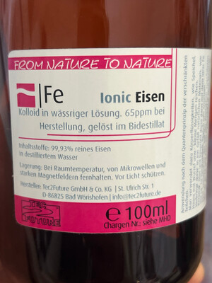 kolloidales Eisen-Öl 1.000ppm