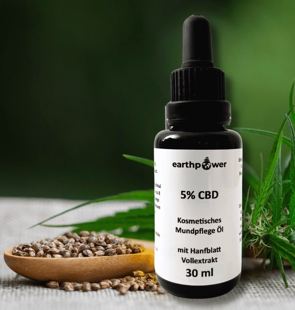 CBD Öl (kosmetisches Mundpflegeöl) 5-10% 30ml