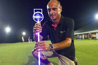 Night Sports Light Up Putting Flags Rechargeable 7 Colour