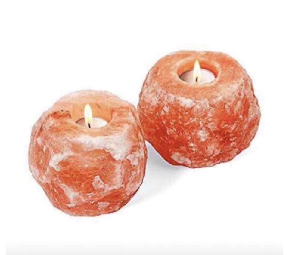 Himalayan Salt T-Light Holders
