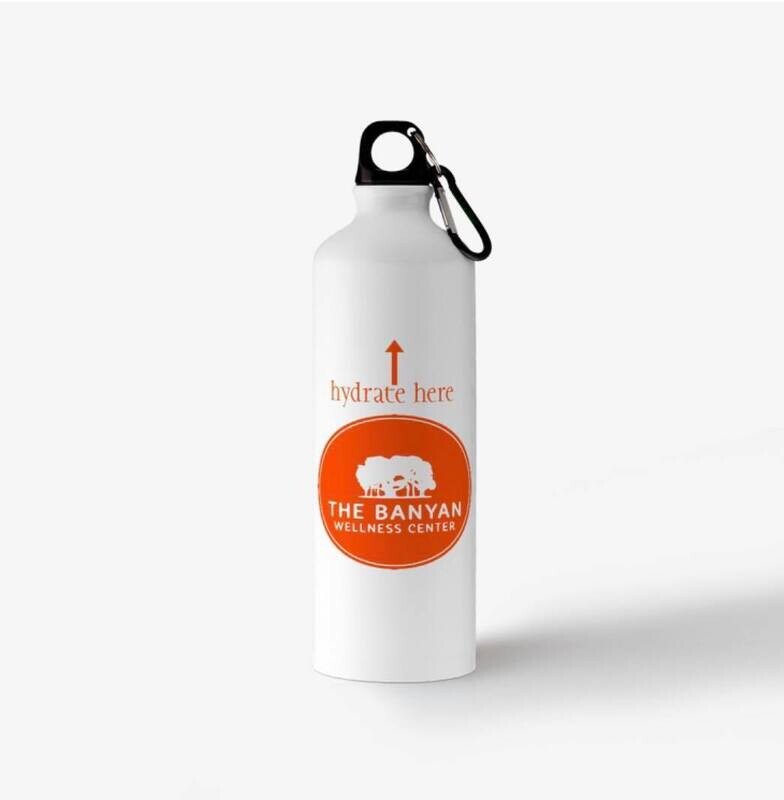 Aluminium Water Bottle with Carabiner – 770 ml