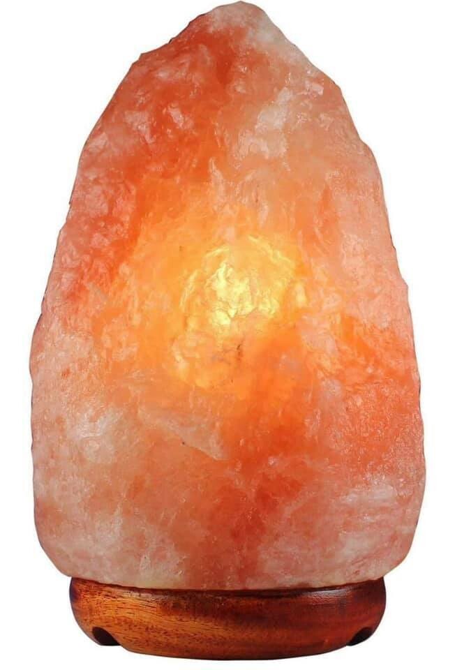 Himalayan Salt Lamp with Base - Pink  3kg-5kg