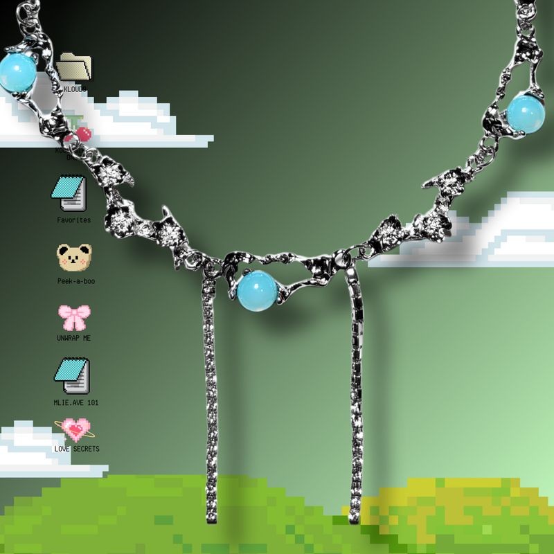 Pearlescent Blue Opal