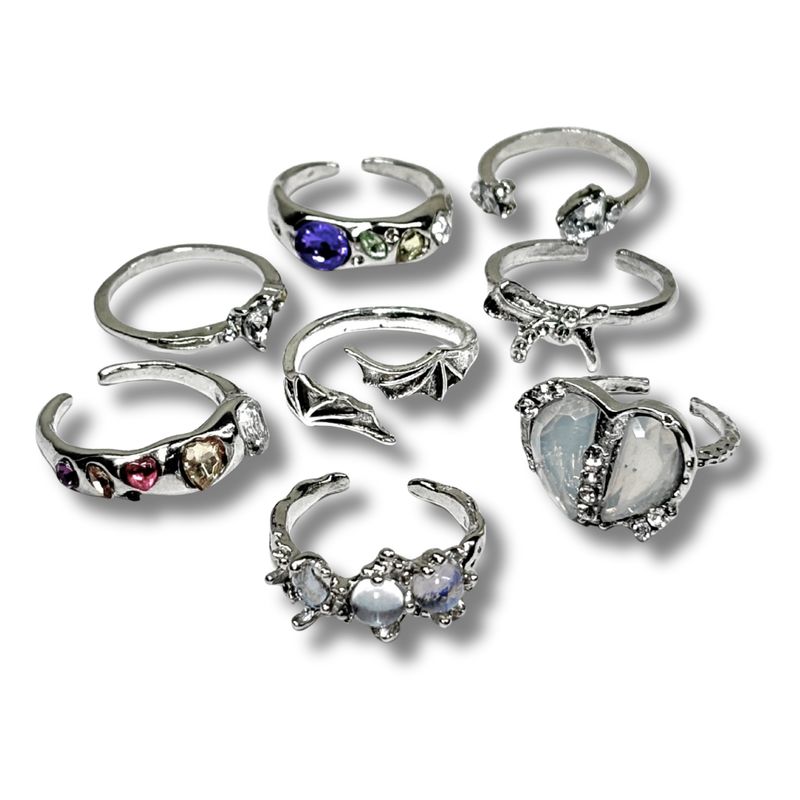 5 Pcs Random Ring Set