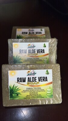 Raw Aloe Vera soap($8.35us)