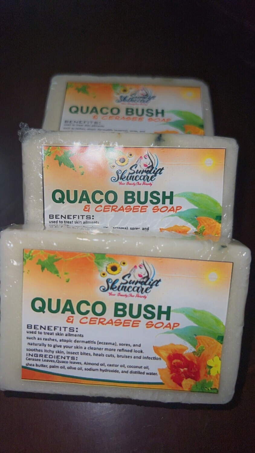 Quaco and Crease soap($8.67us)