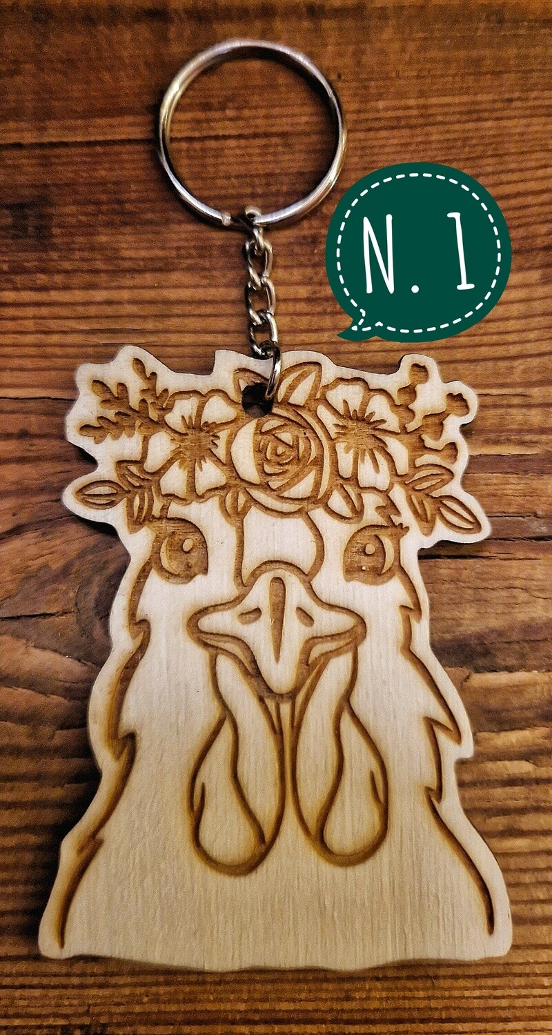 Portachiavi in legno