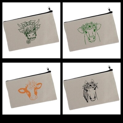 Pochette in tela "Animaletti" Pochette in tela "Animaletti"