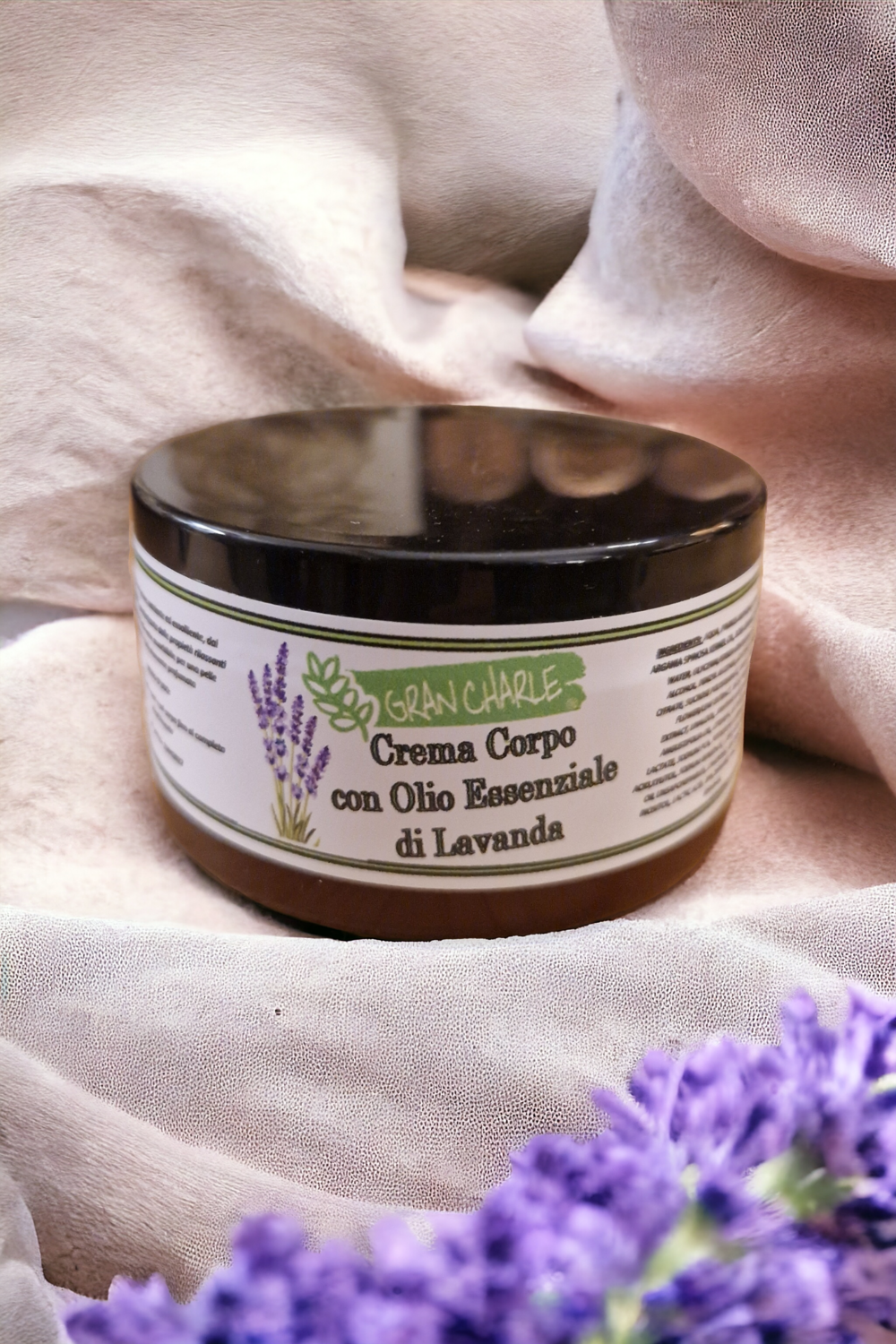 Crema Corpo con Olio Essenziale di Lavanda
- GRANCHARLE -