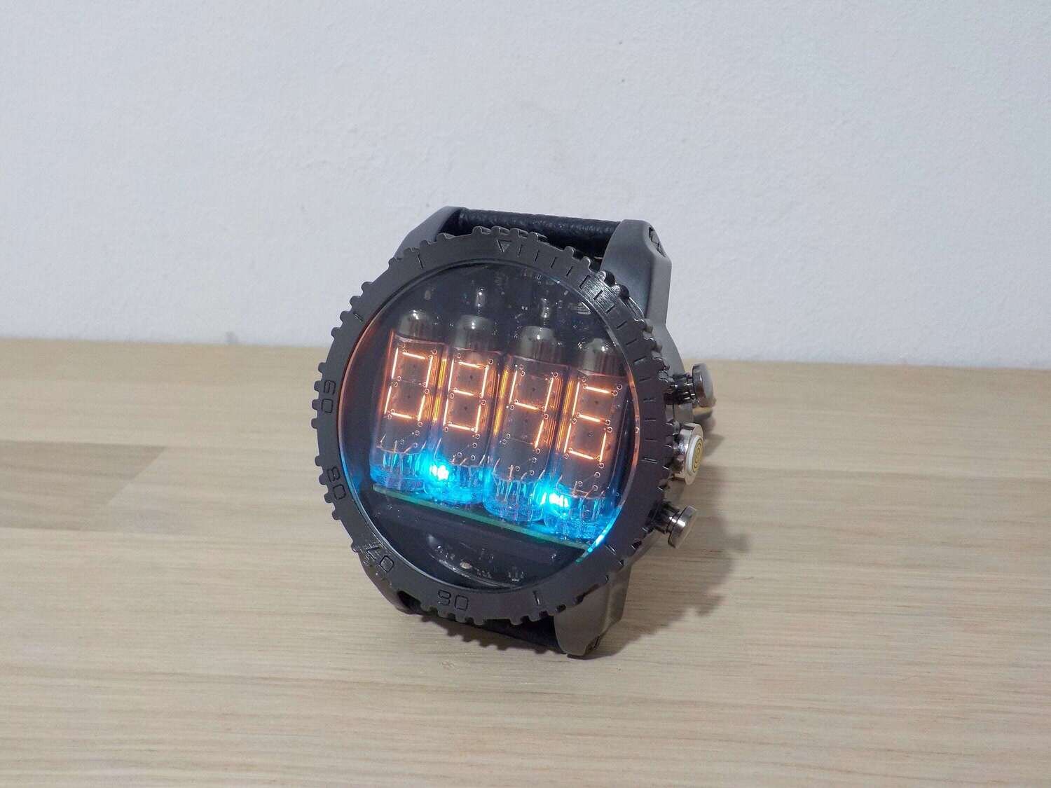 NUMITRON 4 Wrist watch ,accelerometer , 4 Digit NUMITRON Vintage Wrist Watch with IV-9