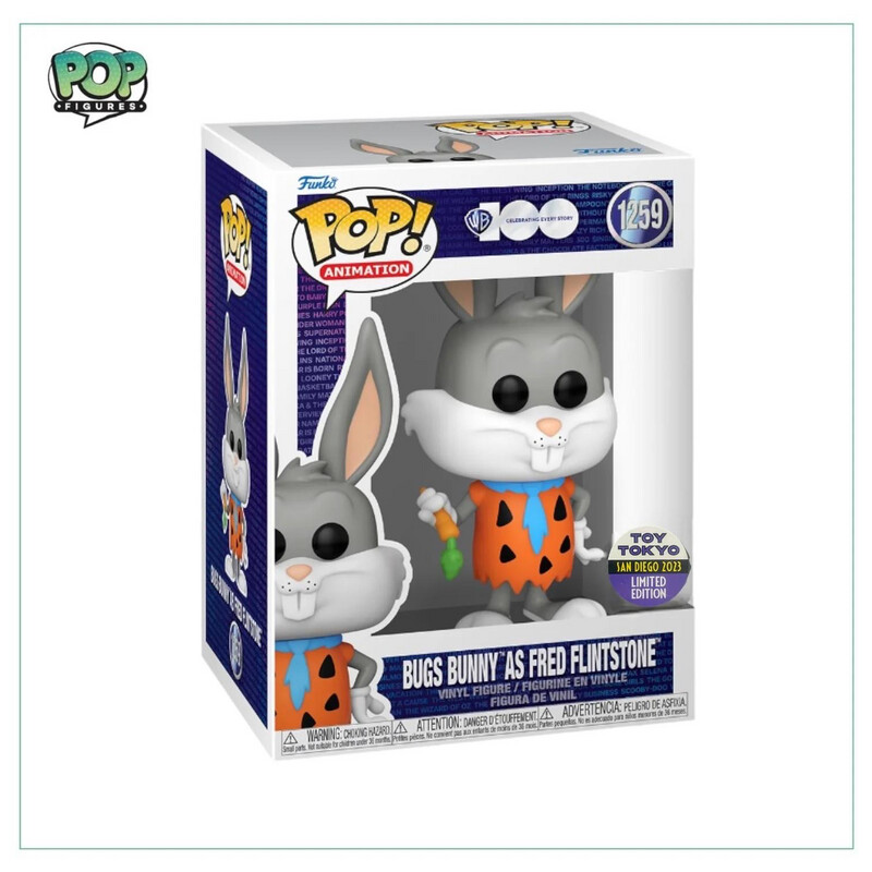 BUGS BUNNY AS FRED FLINTSTONE