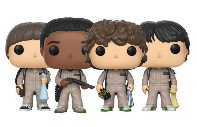 GHOSTBUSTER STRANGER THINF FUNKO POP DAMAGE
