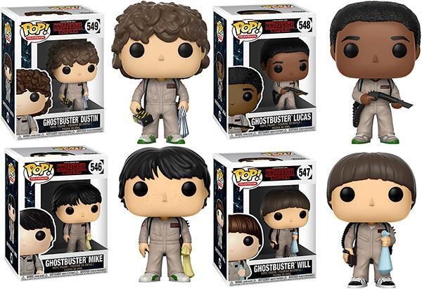 GHOSTBUSTER STRANGER THINF FUNKO POP DAMAGE