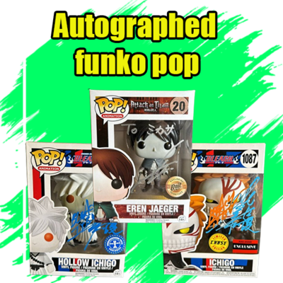 Autographed Funko Pop