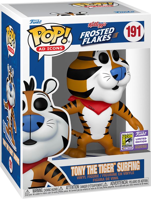 TONY THE TIGER SURFING