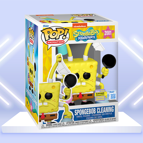Spongebob CLEANING
