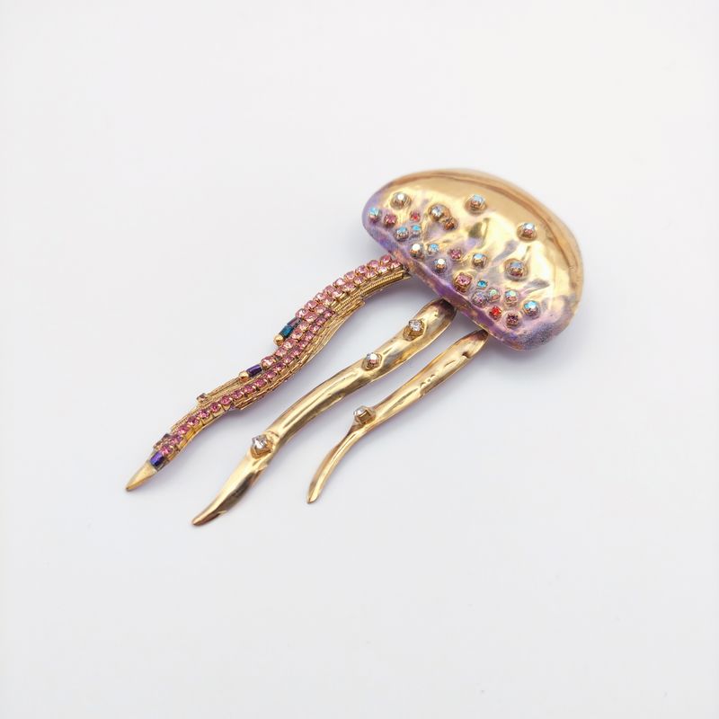 Big Medusa Brooch