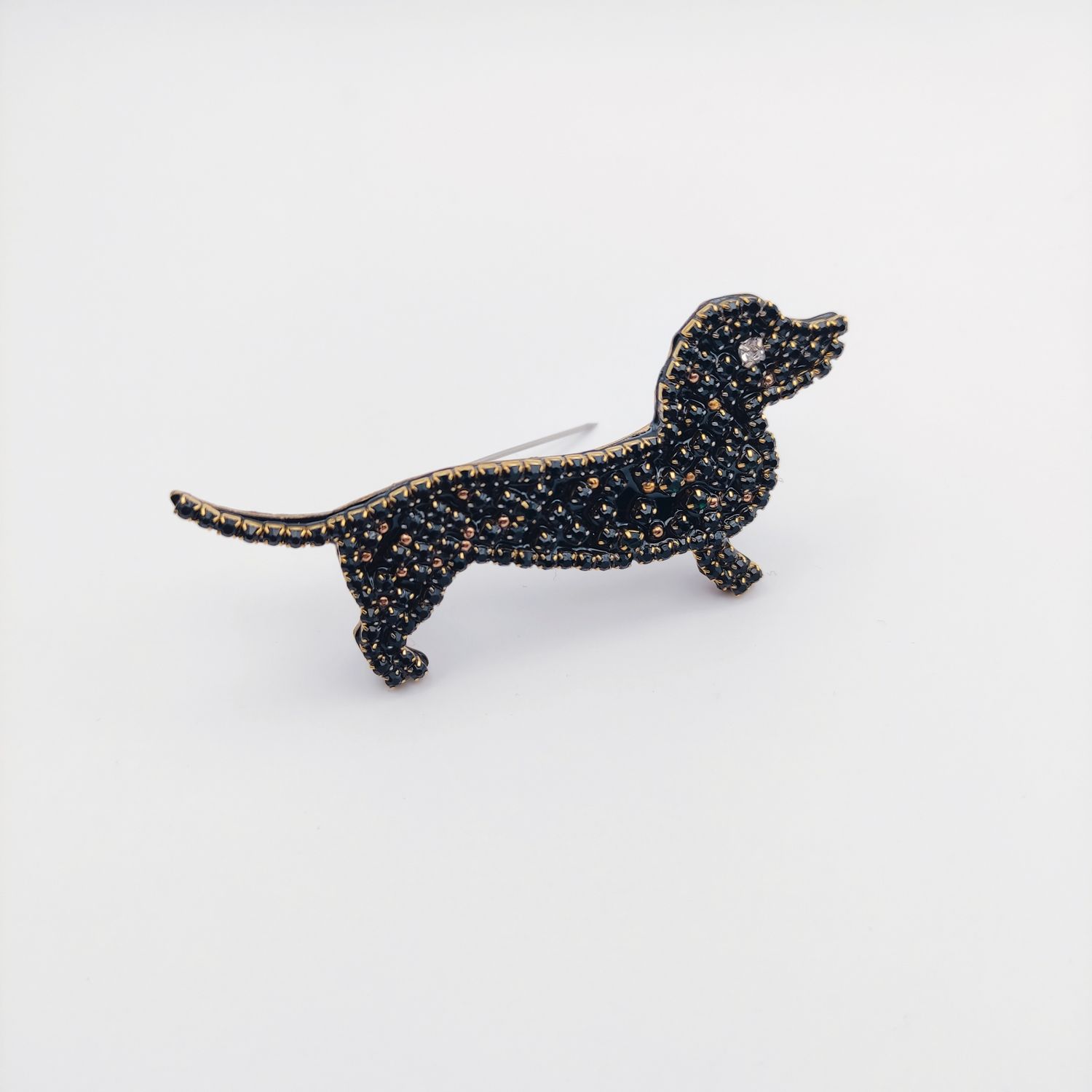 Hotdog Brooch