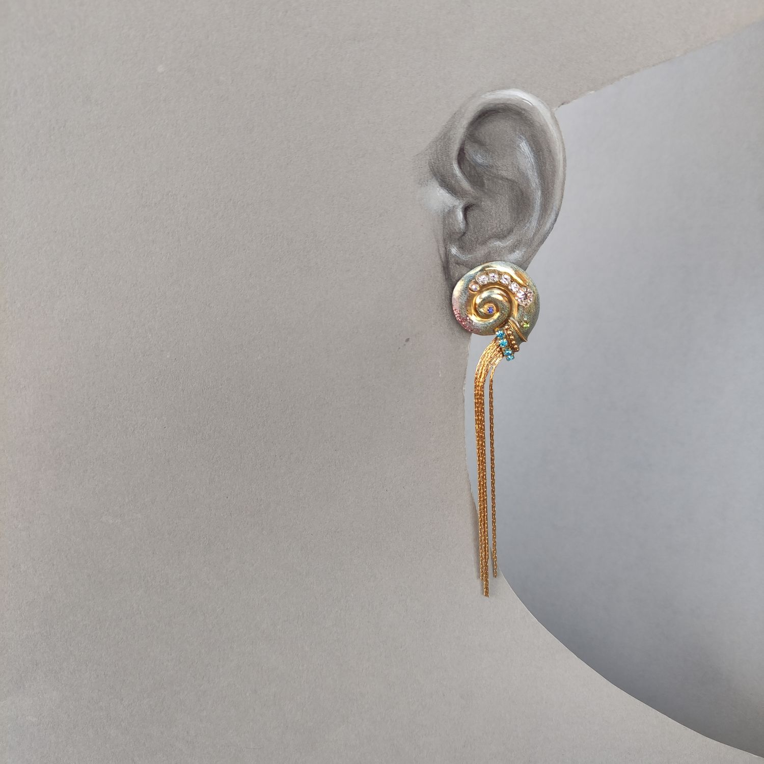 Snail Earring