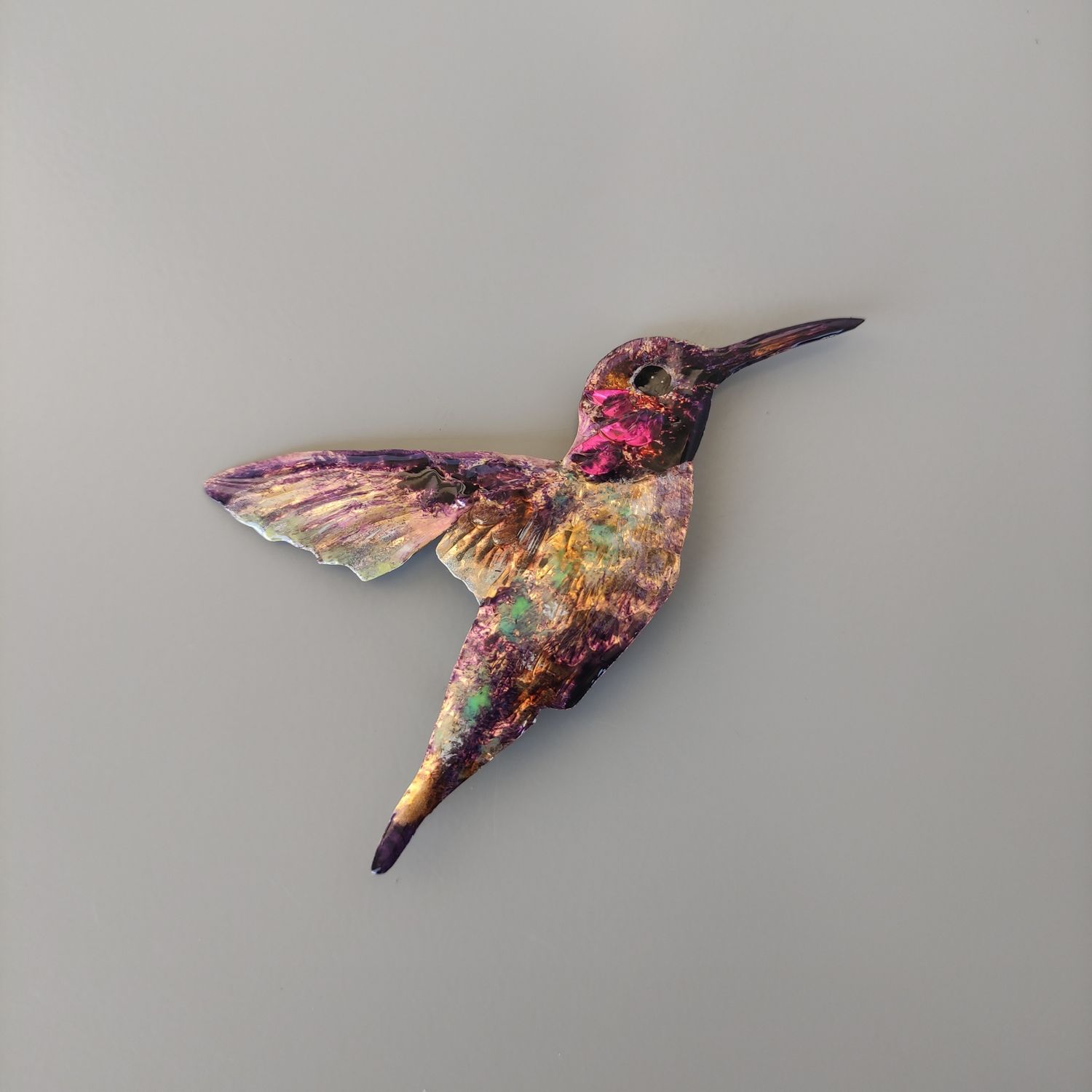 Hummingbird Brooch