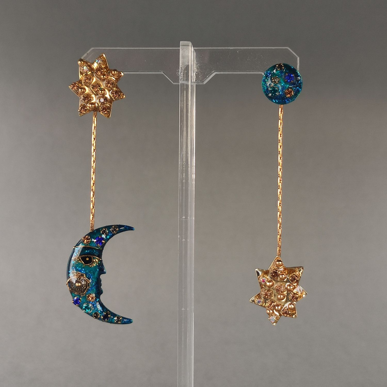 Earrings Moon &amp; Star