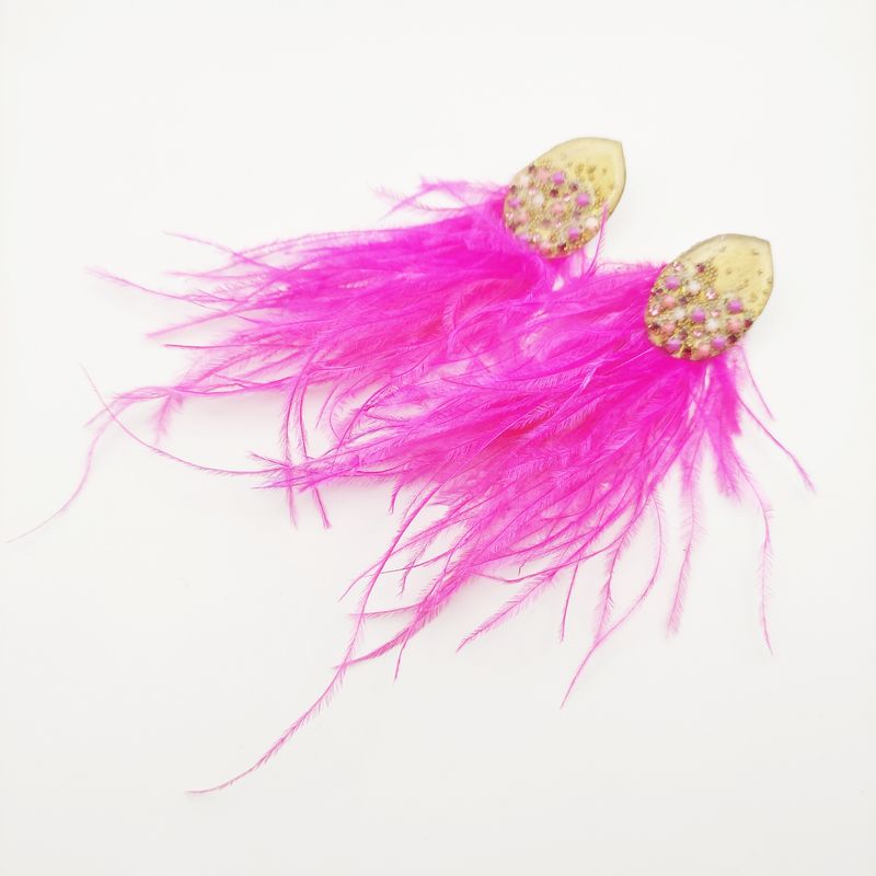 Magenta Earrings
