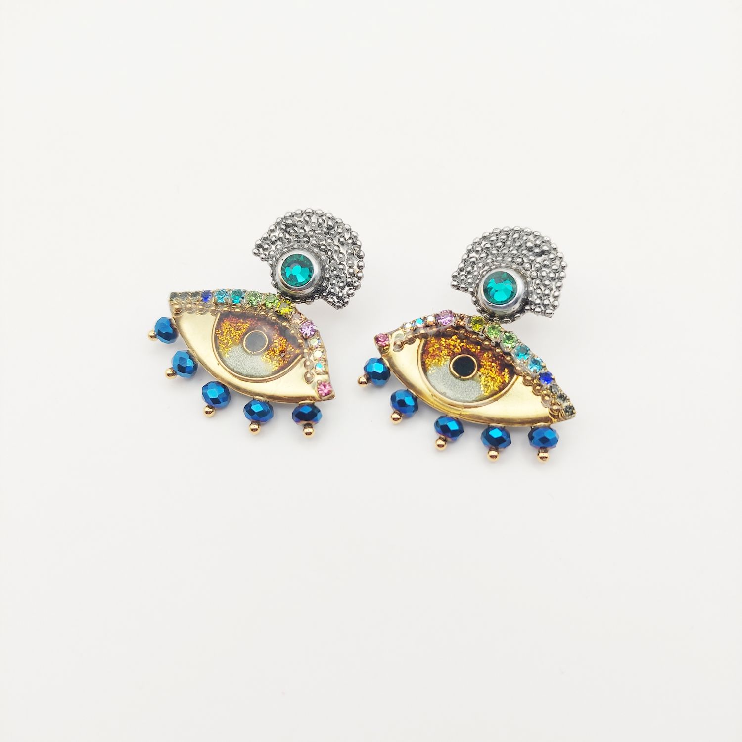 Gilded Watchers Earrings