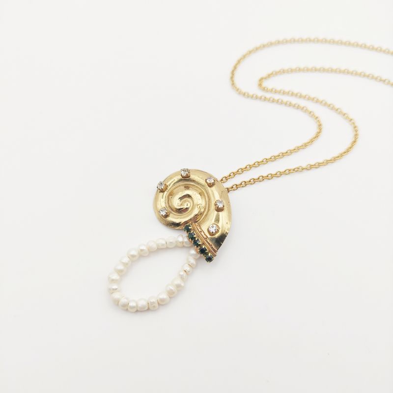 Snail Necklace
