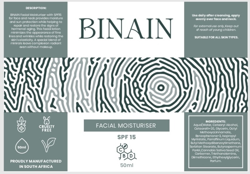 Facial Moisturizer with SPF15 +CBD