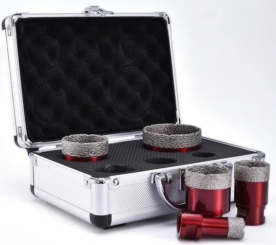 8-teiliges Diamant Fliesenbohrer Set für Trockenbohrungen