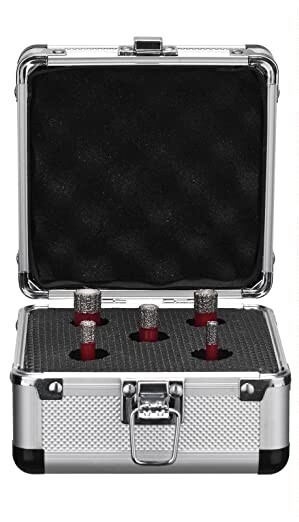 6-teiliges Diamant Fliesenbohrer Set für Trockenbohrungen