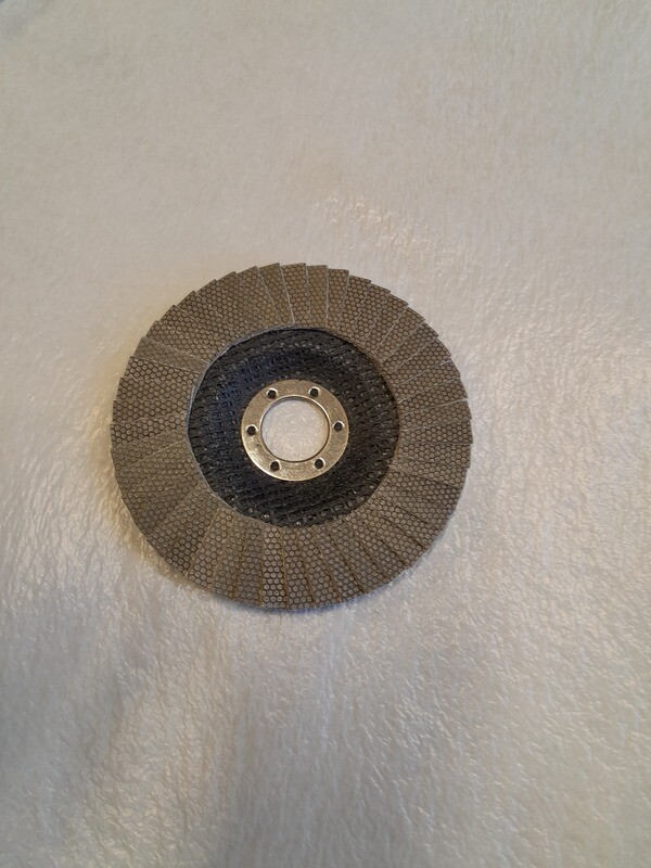 Diamant Fächerscheibe 115 mm Korn 120