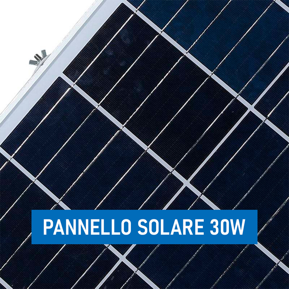 Faro 497 Led 800W con Pannello Solare Telecomando Batteria 12 Ore Faretto IP67++