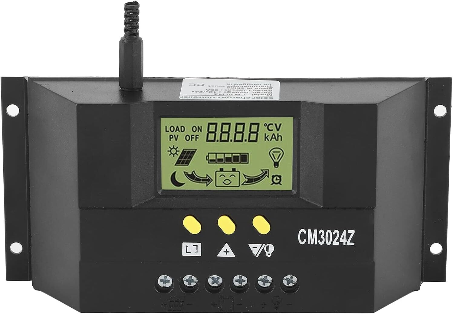 Regolatore di Carica Solare PWM 30A