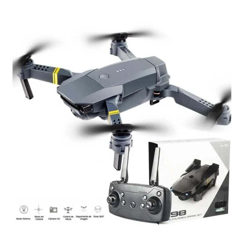 Drone 998 PRO Pieghevole con Telecamera Telecomando FPR Wi Fi APP per Principianti e Ragazzi