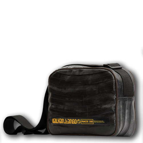 Budapest S Brown - Borsa fatta con camera d'aria delle bici