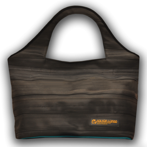 Tirana Turchese - Borsa Donna fatta con camere d'aria delle Bici